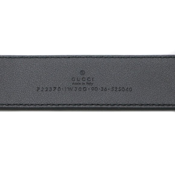 12056- Gucci GG Belt With Rectangular Buckle 722370 90 36